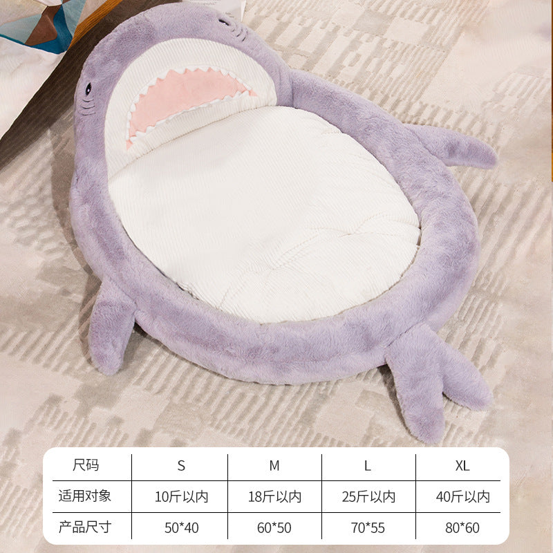 2024 Shark Cozy Pet Bed for Cats & Dogs