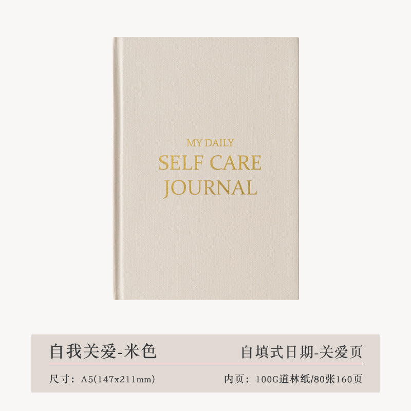 A5 Gratitude Journal for Self-Care and Planning