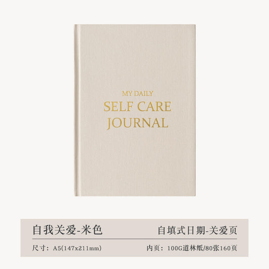 A5 Gratitude Journal for Self-Care and Planning