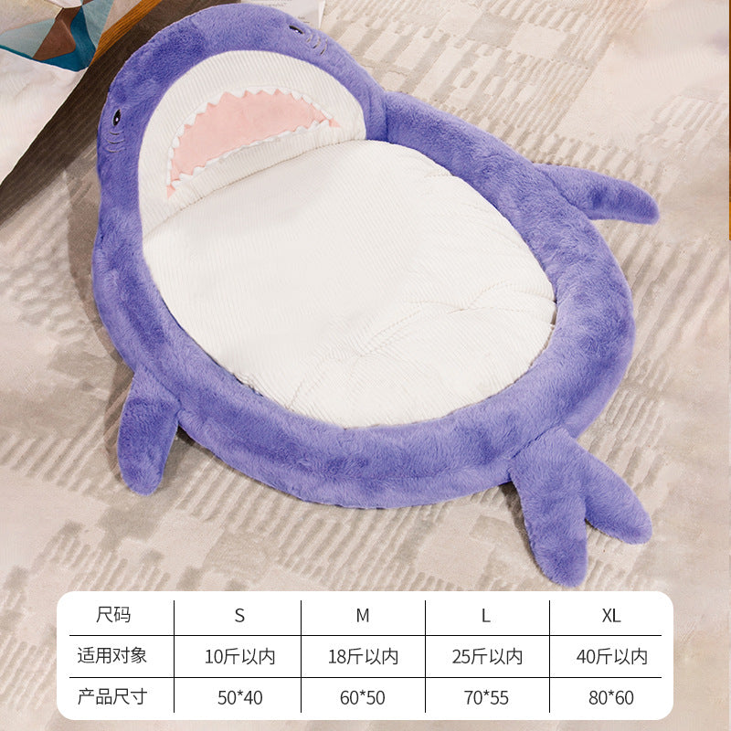 2024 Shark Cozy Pet Bed for Cats & Dogs