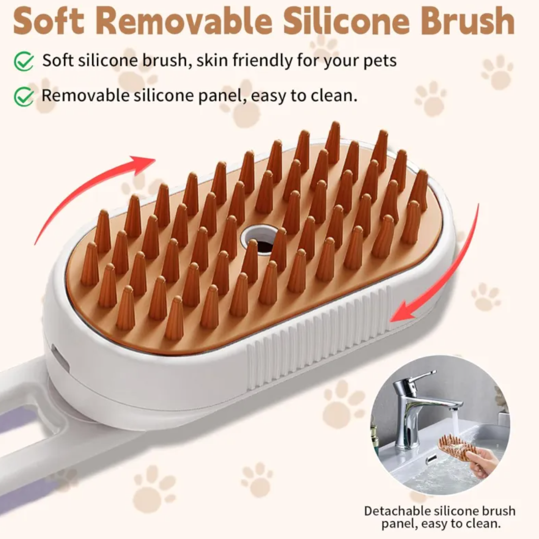 3-in-1 Cat Steam Brush