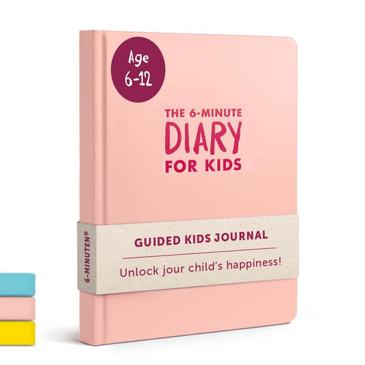 6-Minute Kids Diary – Journal for Kids 6-12 to Develop a Happy Self Mindfulness and Positive Habits – Kids Gratitude Journal for Girls & Boys
