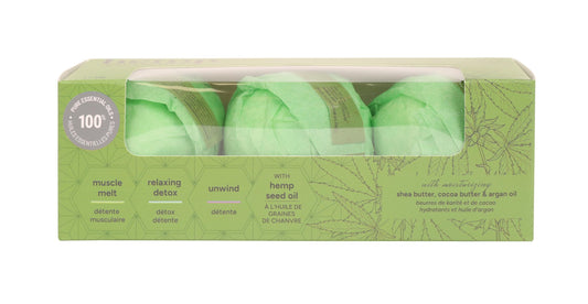 RELAXUS Luxurious Bath Bomb Gift Sets Perfect Bubble Spa Bath Self-Care for Teens and Adults (Hemp Bath Bombs Pack)