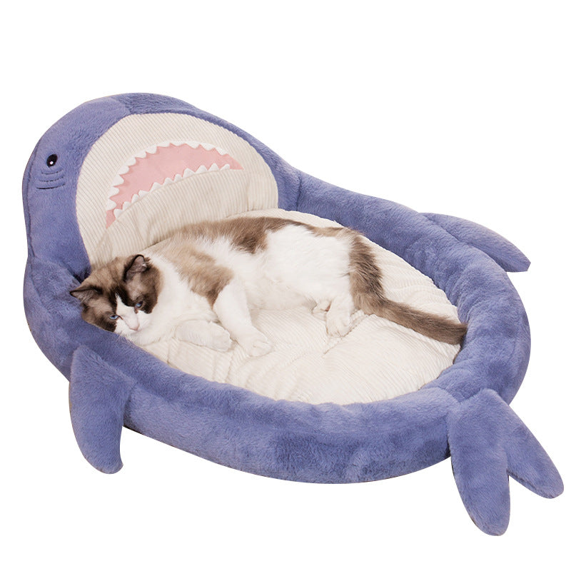 2024 Shark Cozy Pet Bed for Cats & Dogs