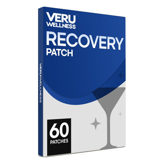 Veru Wellness Party Recovery Patches: 60 Waterproof Pads for Morning and Night Use - Refreshed Formula for Comfortable Recovery